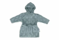 Jollein Badjas Badstof 1-2 jaar Miffy Jacquard Sea Green