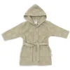 Jollein Badjas Badstof 1-2 jaar Miffy Jacquard Olive Green