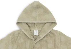 Jollein Badjas Badstof 1-2 jaar Miffy Jacquard Olive Green