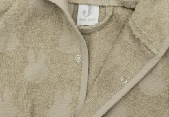 Jollein Badjas Badstof 1-2 jaar Miffy Jacquard Olive Green