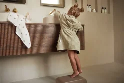 Jollein Badjas Badstof 1-2 jaar Miffy Jacquard Olive Green