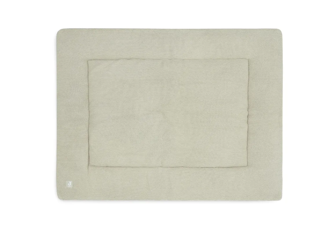 Jollein Boxkleed Basic Knit Olive Green 75 x 95 cm