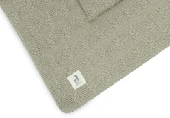 Jollein Boxkleed Grain Knit Olive Green 75 x 95 cm