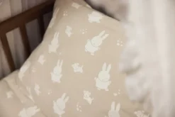 Jollein Dekbedovertrek Met Sloop 100x140cm Miffy&Snuffy Nougat