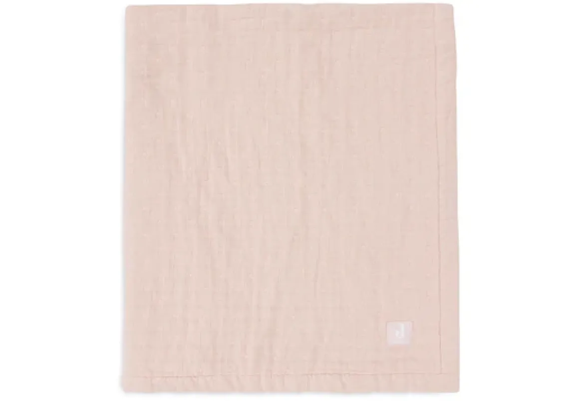 Jollein Deken Hydrofiel 75x100cm Jacquard Wild Rose GOTS