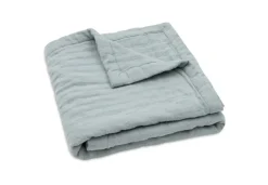 Jollein Deken Hydrofiel 75x100cm Jacquard Sea Green GOTS