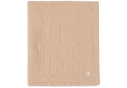 Jollein Deken Hydrofiel 75x100cm Jacquard Biscuit GOTS