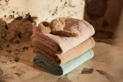 Jollein Deken Hydrofiel 75x100cm Jacquard Biscuit GOTS