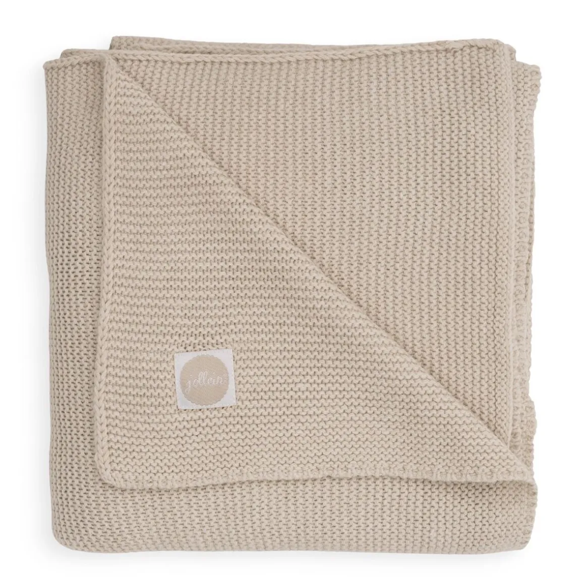 Jollein Deken Ledikant Basic Knit Nougat 100 x 150 cm