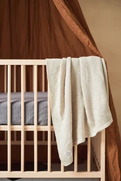 Jollein Deken Ledikant Basic Knit Nougat 100 x 150 cm