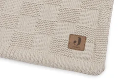 Jollein Deken Ledikant 100x150cm Box Knit Warm Sand/Velvet