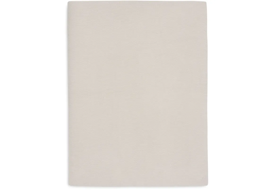 Jollein Deken Ledikant 100x150cm Basic Knit Oatmeal