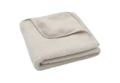 Jollein Deken Ledikant 100x150cm Basic Jersey/Sherpa Oatmeal