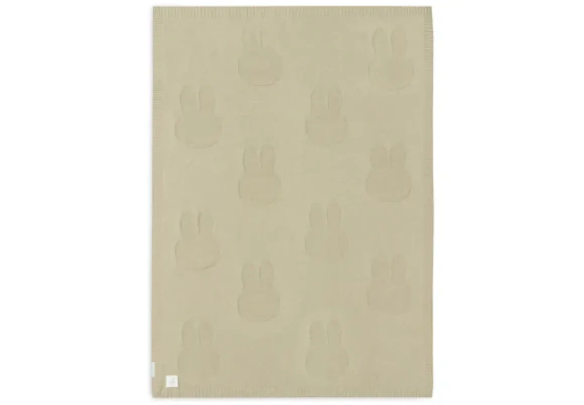 Jollein Deken Ledikant 100x150cm Miffy Olive Green