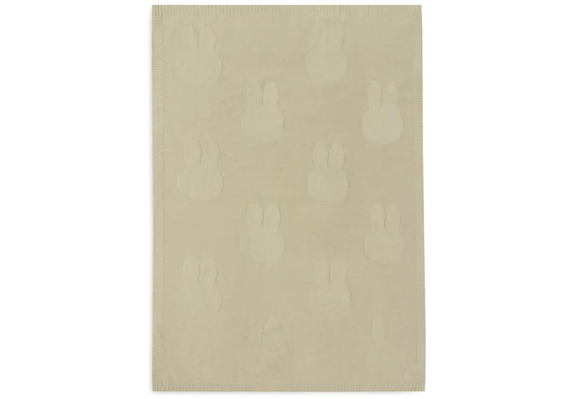 Jollein Deken Ledikant 100x150cm Miffy Olive Green