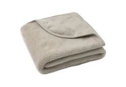 Jollein Deken Ledikant 100x150cm Basic Jersey/Sherpa Warm Sand