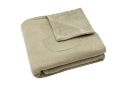 Jollein Deken Ledikant 100x150cm Miffy Olive Green/Coral Fleece
