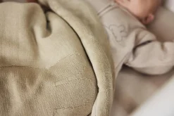 Jollein Deken Ledikant 100x150cm Miffy Olive Green/Coral Fleece