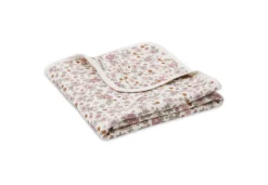 Jollein Deken Wieg Jersey 75x100cm Retro Flowers
