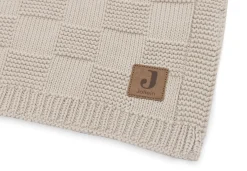 Jollein Deken Wieg 75x100cm Box Knit Warm Sand