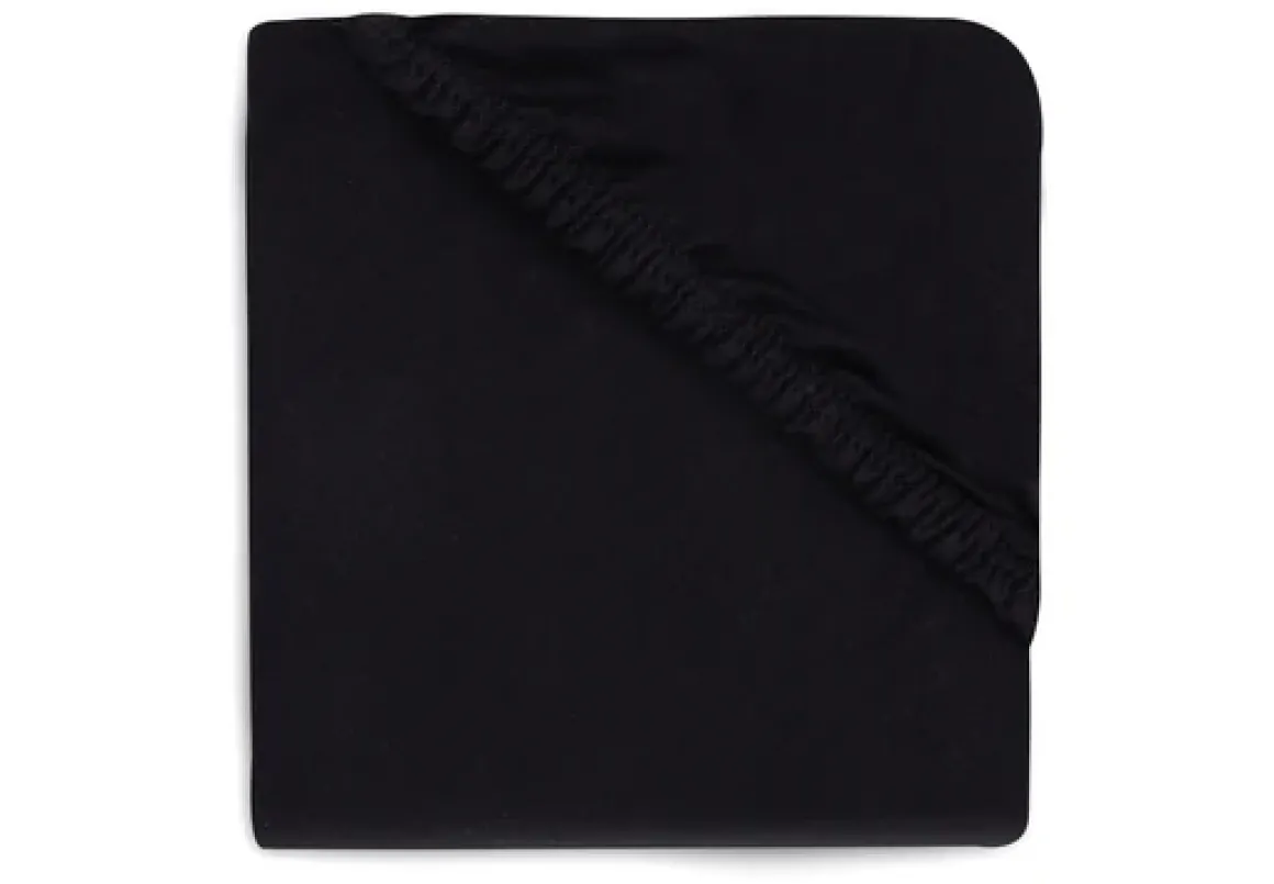 Jollein Hoeslaken Boxmatras Jersey Ø95cm Black