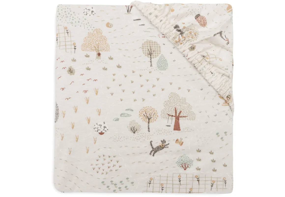 Jollein Hoeslaken Jersey 60x120cm Tiny Park