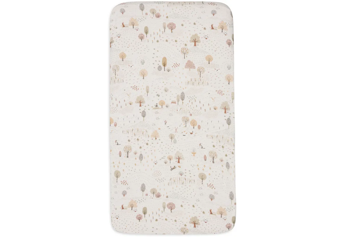 Jollein Hoeslaken Jersey 60x120cm Tiny Park