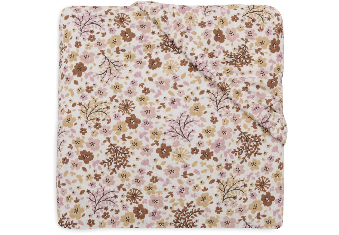 Jollein Hoeslaken Jersey 70/75x140/150cm Flower Fairies