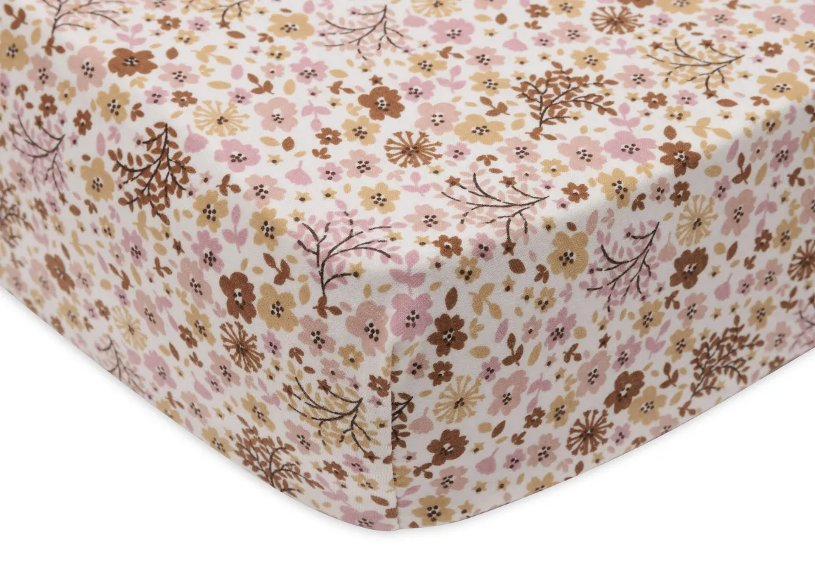 Jollein Hoeslaken Jersey 70/75x140/150cm Flower Fairies