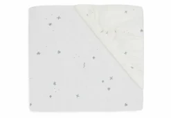 Jollein Hoeslaken Jersey 40/50x80/90cm Twinkling Sea Green