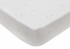 Jollein Hoeslaken Jersey 70/75 x 140/150 cm Twinkling Wild Rose