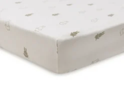 Jollein Hoeslaken Jersey 40/50x80/90cm Happy Miffy Olive Green