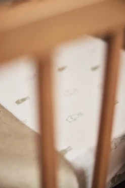 Jollein Hoeslaken Jersey 40/50x80/90cm Happy Miffy Olive Green