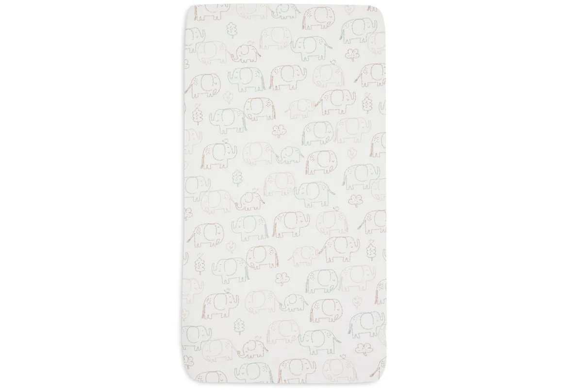 Jollein Hoeslaken Jersey 60x120cm Elephant Tales