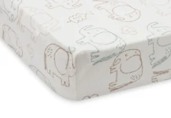 Jollein Hoeslaken Jersey 60x120cm Elephant Tales