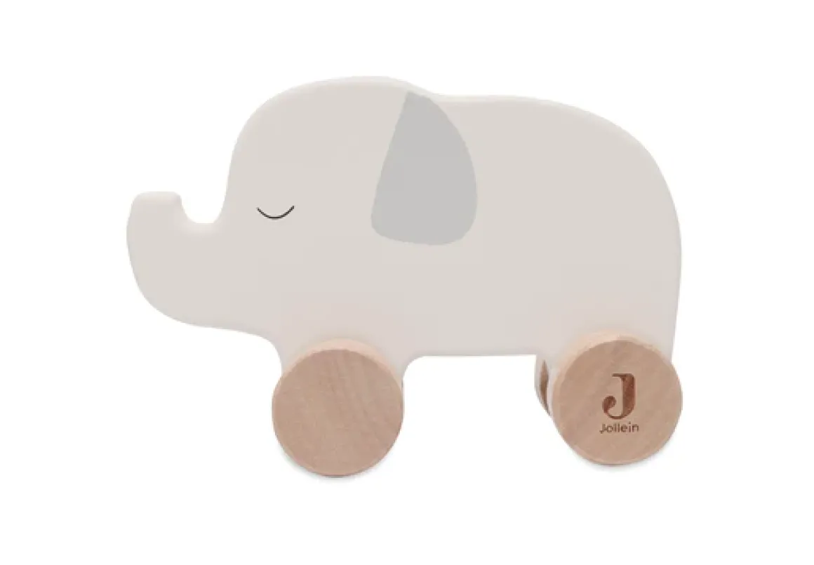 Jollein Houten Olifant op Wielen Jungle Jambo