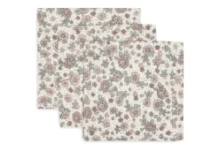 Jollein Hydrofiel Monddoekje 31x31cm Retro Flowers (3pack)
