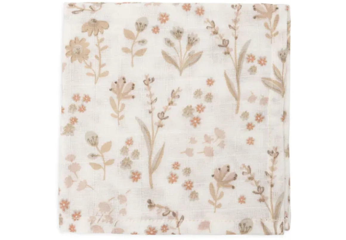 Jollein Hydrofiel Monddoekje 31x31cm Bloomy (3pack)