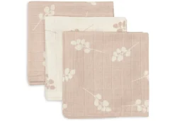 Jollein Hydrofiel Monddoekje 31x31cm Twig Wild Rose (3pack)