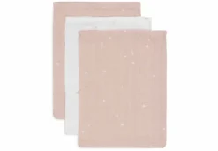 Jollein Hydrofiel Washandje 15x20cm Twinkling Wild Rose (3pack)