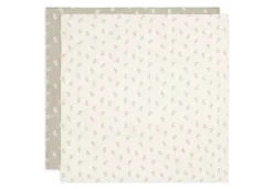 Jollein Hydrofiele Doek Large 115x115cm Twig Olive Green (2pack)