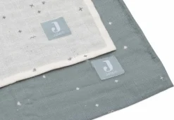 Jollein Hydrofiele Doek Large 115x115cm Twinkling Sea Green (2-pack)