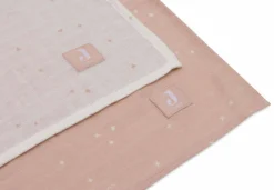 Jollein Hydrofiele Doek Large 115x115cm Twinkling Wild Rose (2-pack)