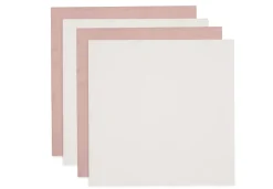 Jollein Hydrofiele Doek Small 70x70cm Wild Rose/Ivory (4pack)