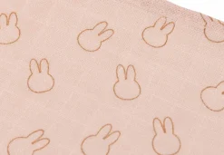 Jollein Hydrofiele Doek Small 70x70cm Miffy Silhouettes Wild Rose (3-pack)