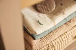 Jollein Hydrofiele Doek Small 70x70cm Miffy Silhouettes Sea Green (3-pack)