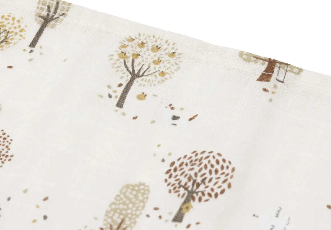 Jollein Hydrofiele Doek Small 70x70cm Tiny Park - 3 Stuks