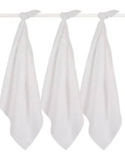 Jollein Hydrofiele Doeken Wit 70 x 70 cm 3 Stuks