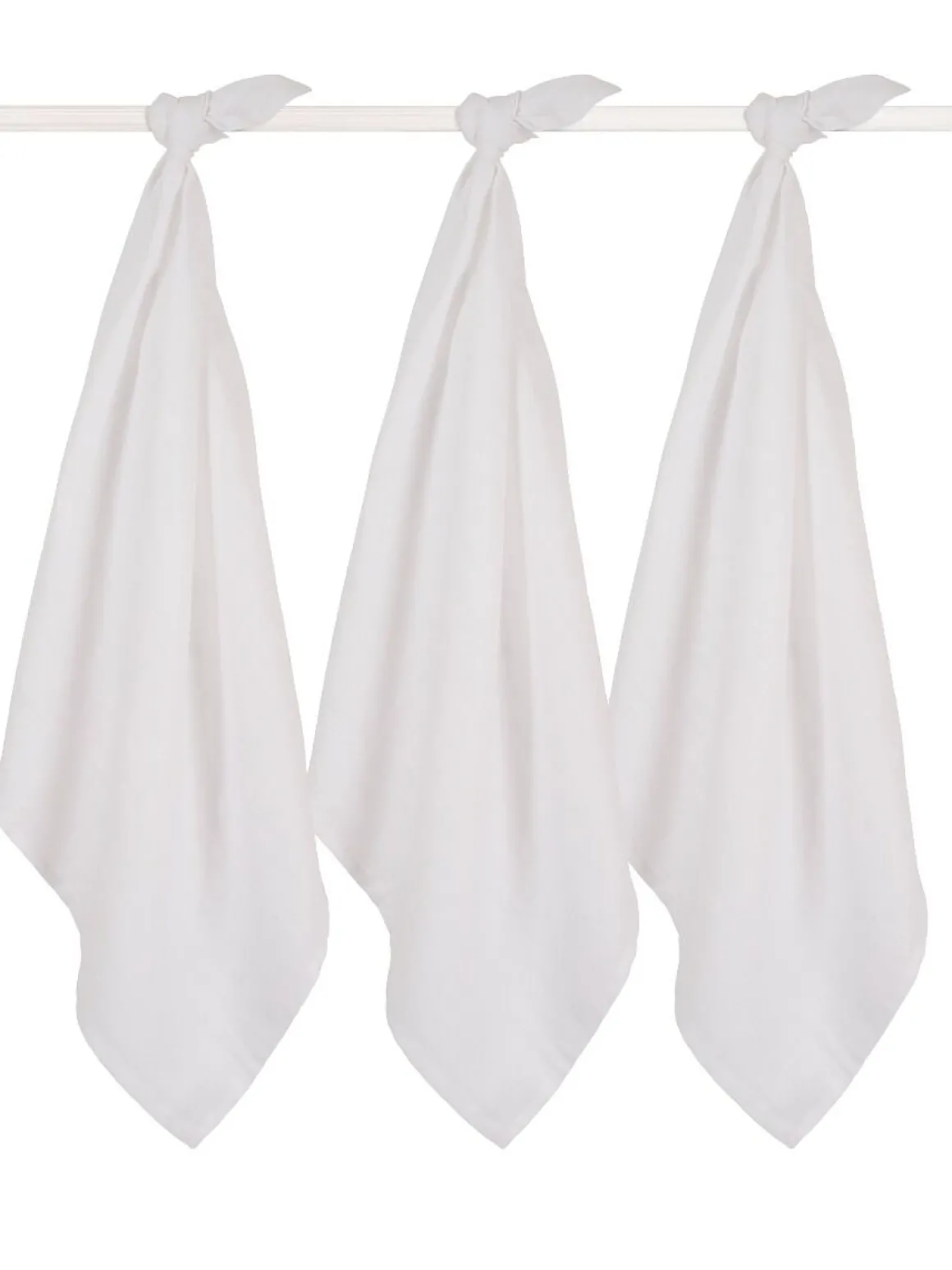 Jollein Hydrofiele Doeken Wit 70 x 70 cm 3 Stuks