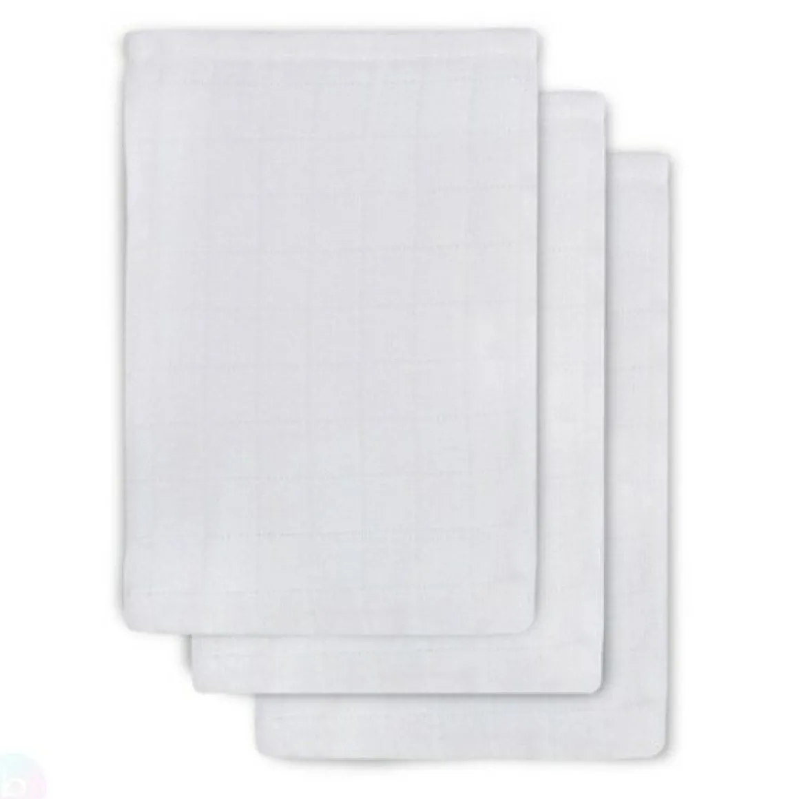 Jollein Hydrofiele Washandjes Wit 3 Stuks